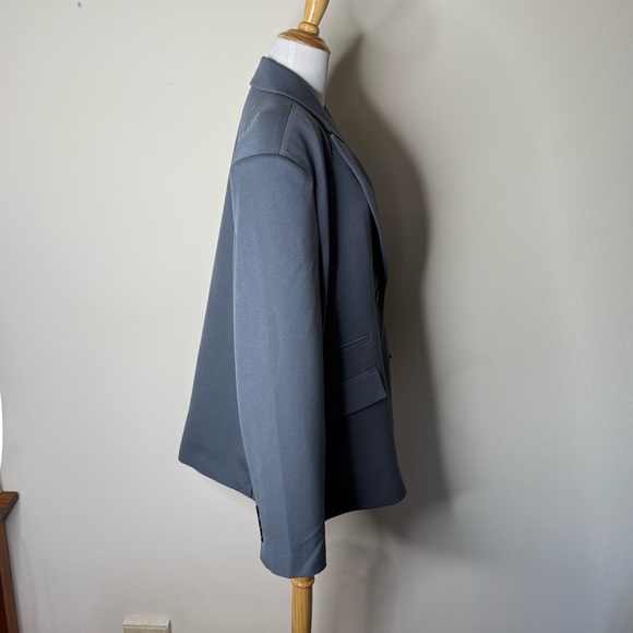 Nasty Gal Charcoal Gray Oversized Tailored Blazer - Picture 6 of 9